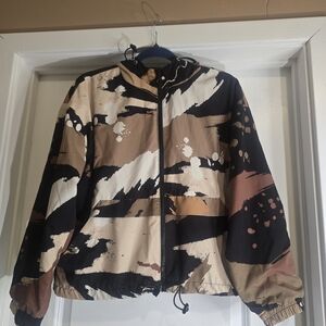 Women's Camouflage Bomber Jacket